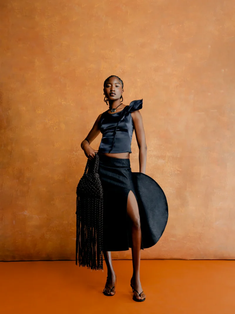 Shalom extended petal skirt