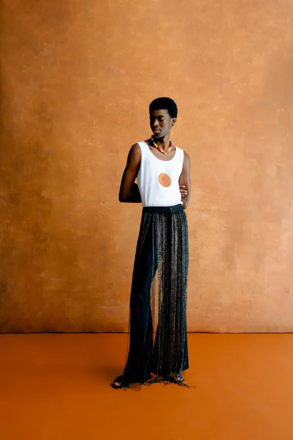 Kaira tassel beaded pants