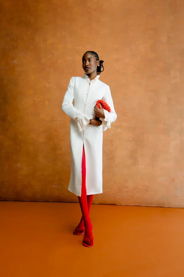 Nanya frill midi court