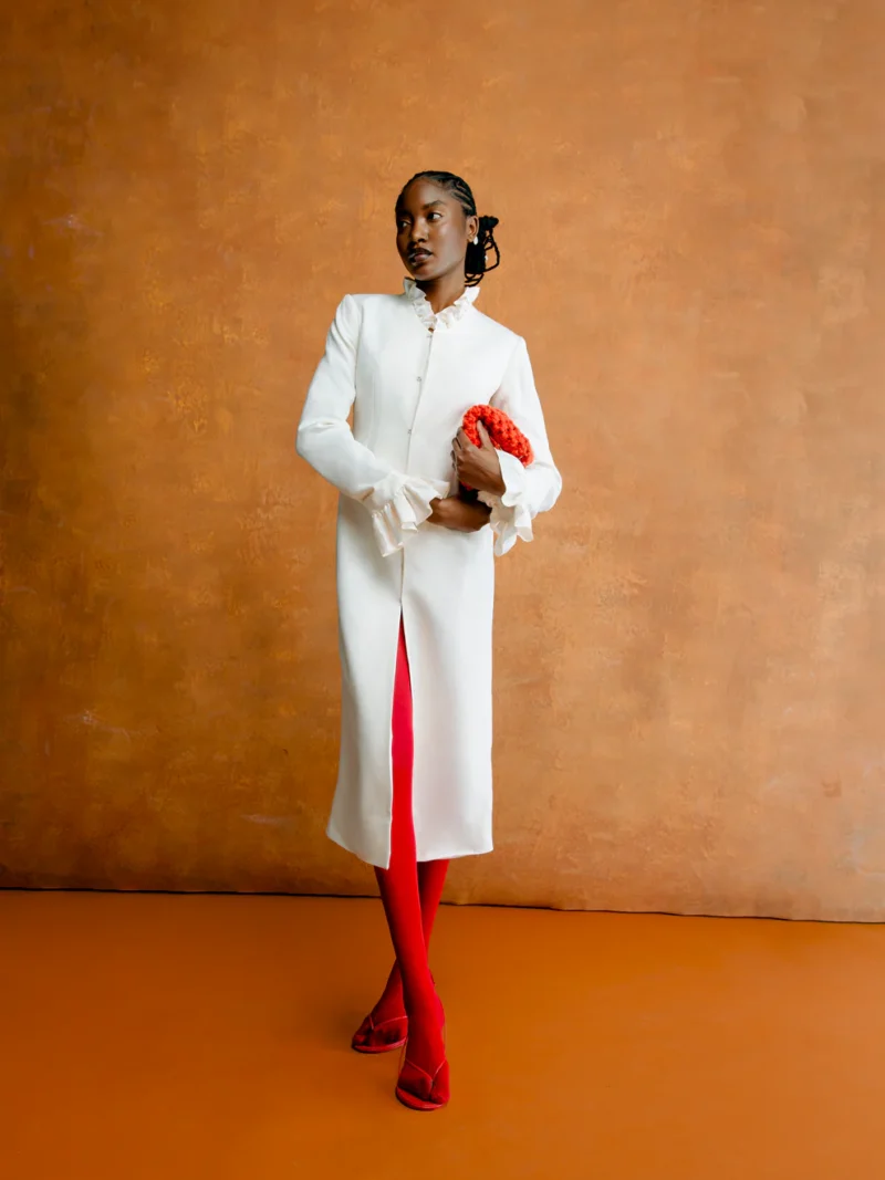 Nanya frill midi court