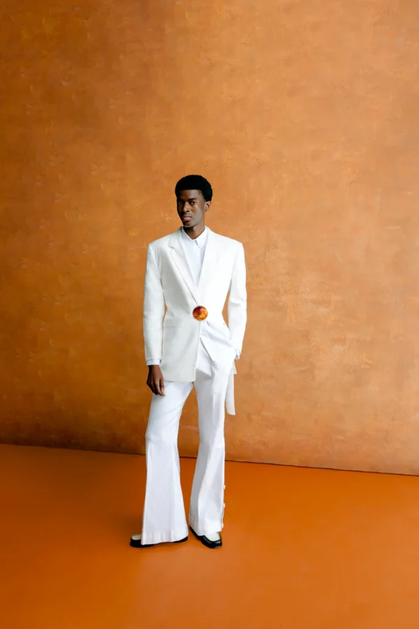 Biodun button side pants