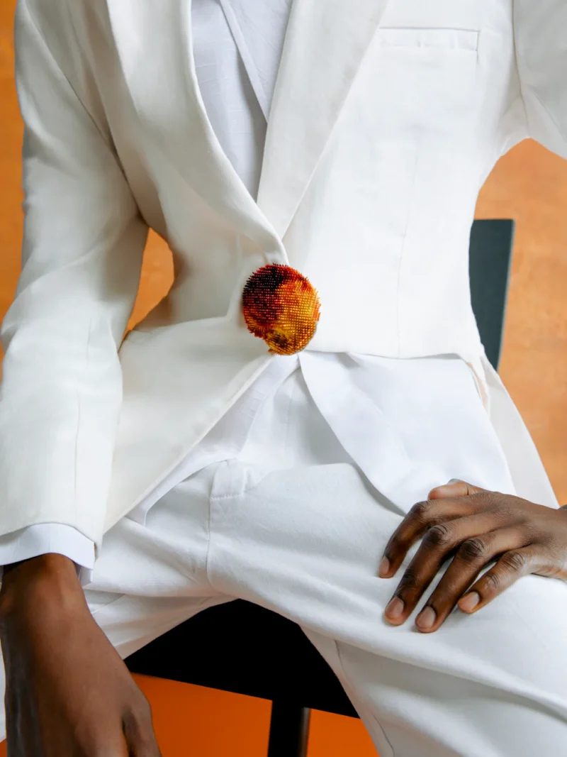 Biodun half crop blazer