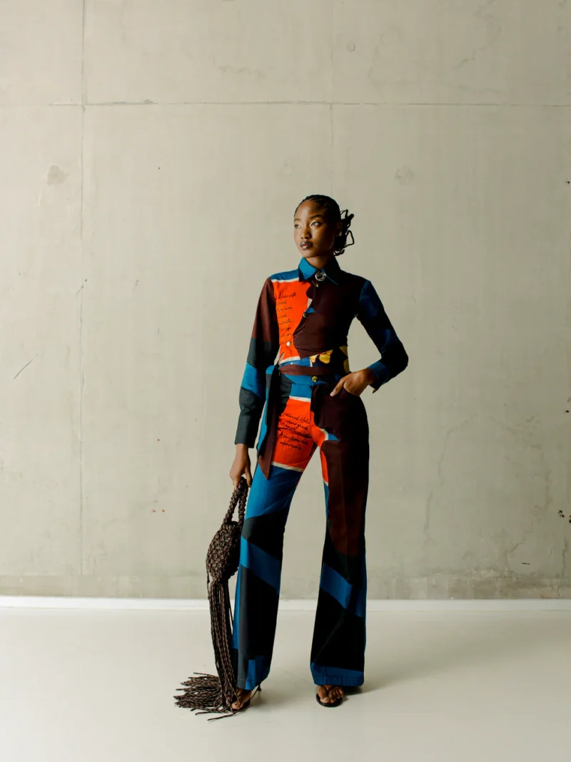 Sade slim to flare pants